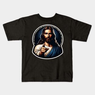 Matthew 28:18 All Authority In Heaven And On Earth Kids T-Shirt